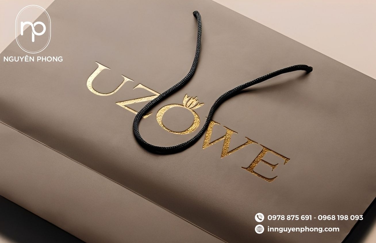 Giải pháp in túi giấy ép kim sang trọng, thu hút khách hàng